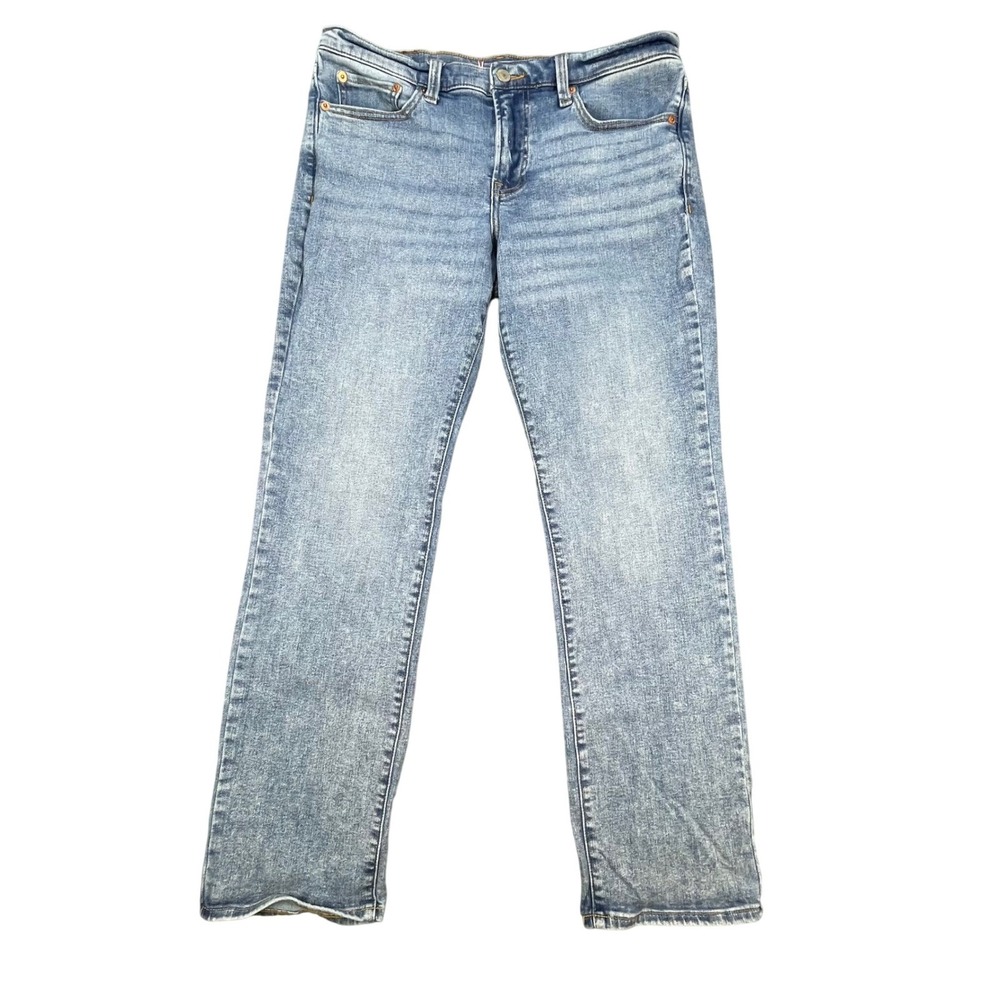 Lucky Brand Blue Sweet Mid Rise Straight Jeans Women Size 6